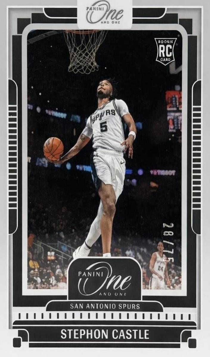 2024 Panini One and One Basketball Stephon Castle #115 PSA 10