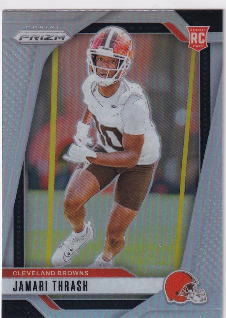 2024 Panini Prizm Football Silver Jamari Thrash #340