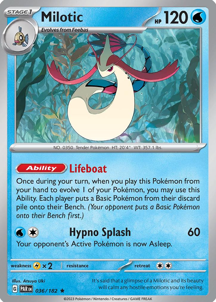 2023 Pokemon Scarlet & Violet Paradox Rift Milotic #36
