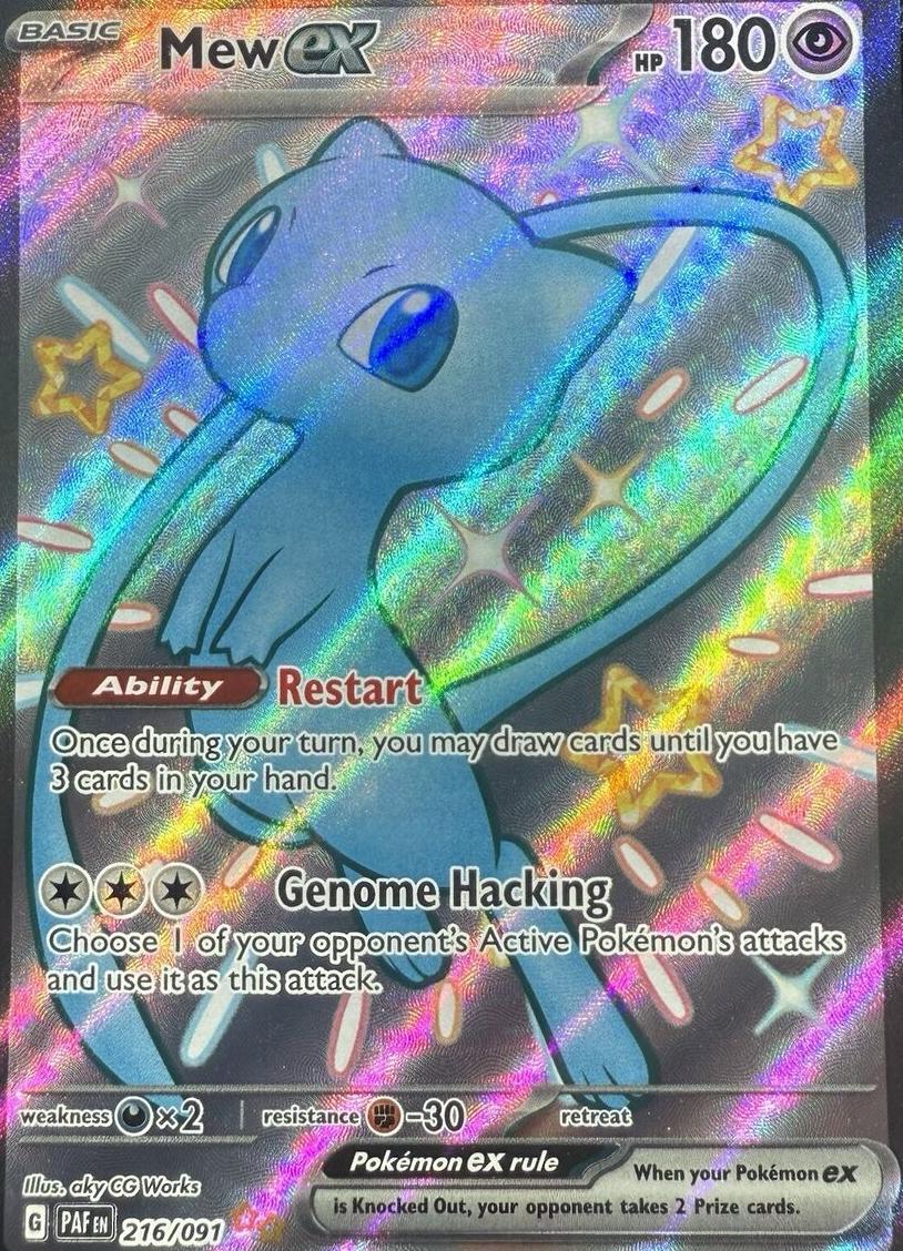 2024 Pokemon Scarlet & Violet Paldean Fates Mew #216 PSA 10