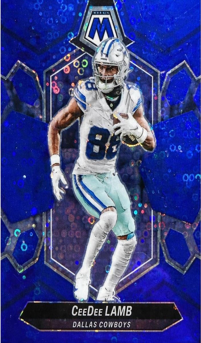 2024 Panini Mosaic Football No Huddle Blue CeeDee Lamb #59