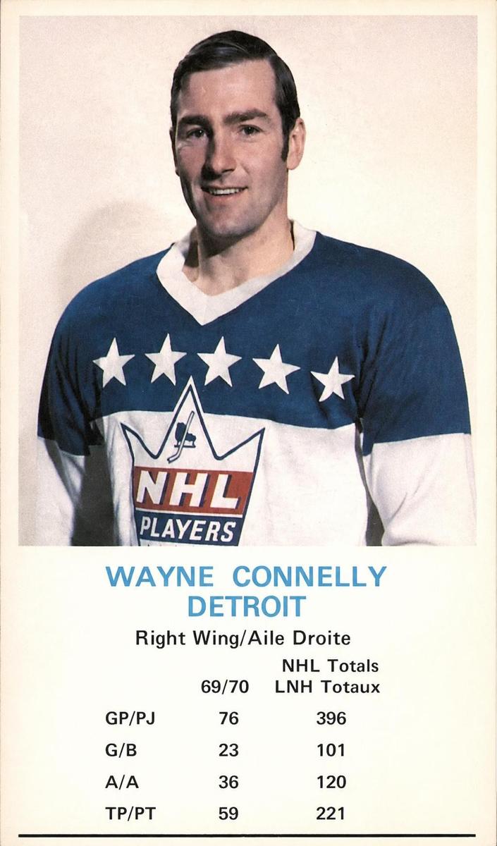 1970 Dad's Cookies Hockey Wayne Connelly #NNO