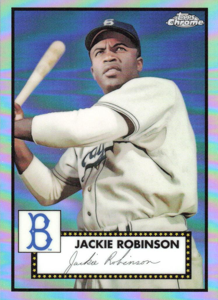2021 Topps Chrome Platinum Anniversary Baseball Refractor Jackie Robinson #610