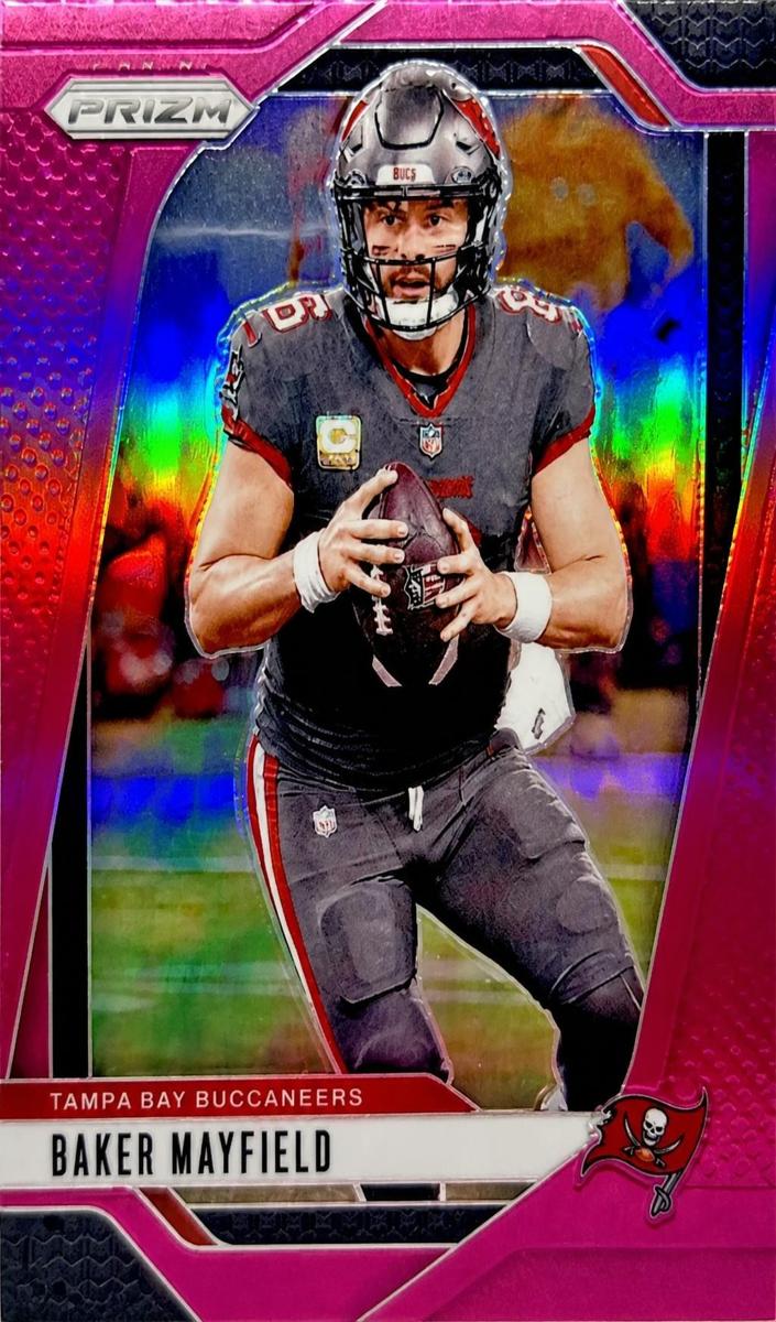 2024 Panini Prizm Football Pink Baker Mayfield #268