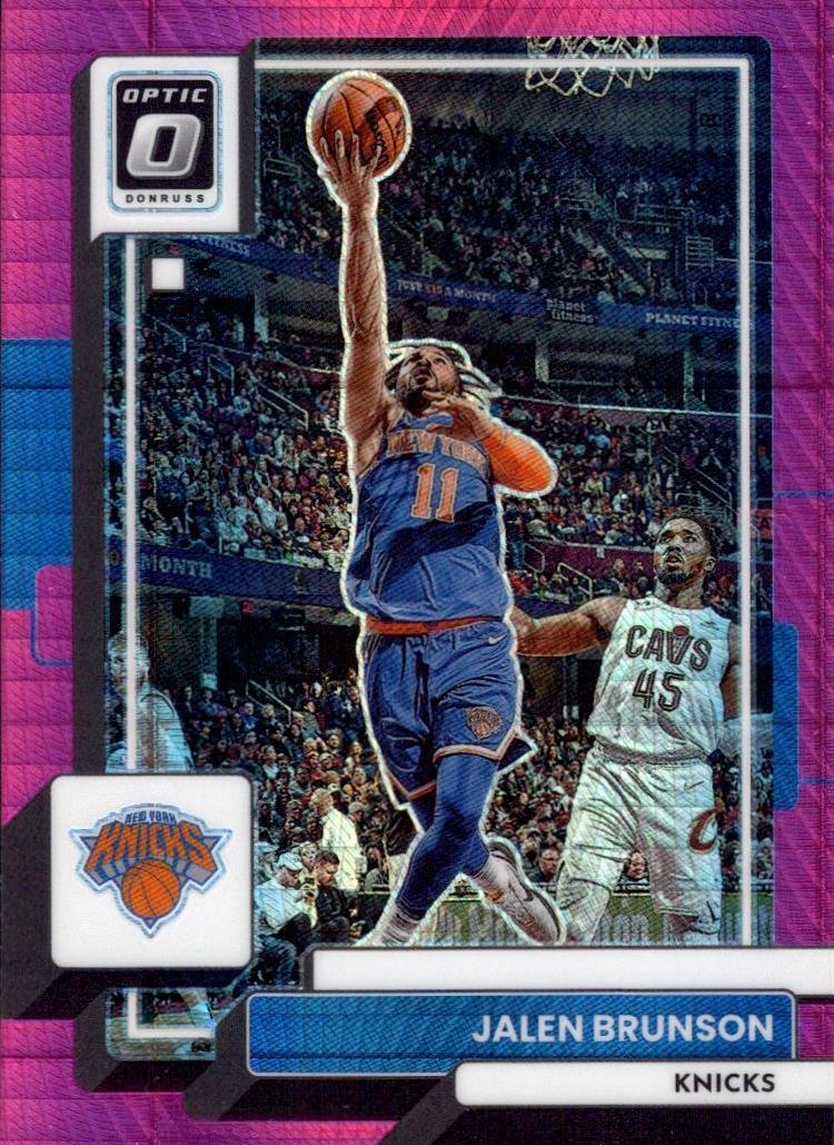 2022 Donruss Optic Basketball Hyper Pink Jalen Brunson #3