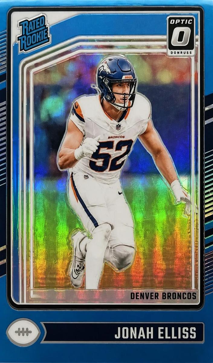 2024 Donruss Optic Football Aqua Jonah Elliss #257