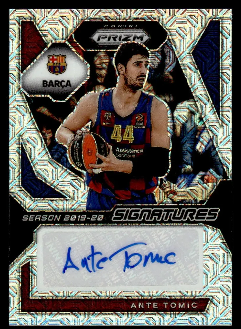 2023 Panini Prizm Turkish Airlines EuroLeague Basketball Mojo Ante Tomic #SI-TOM