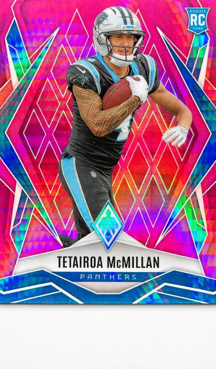 2025 Panini Phoenix Football Pink Hyper Tetairoa McMillan #155
