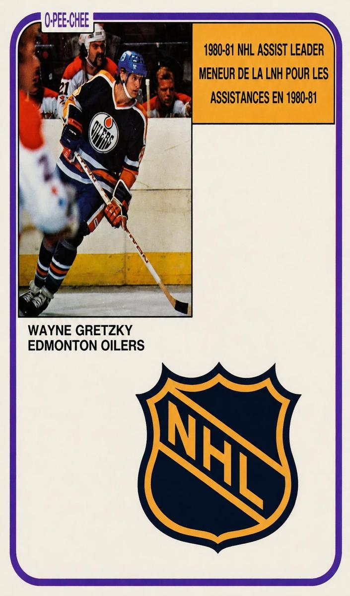 1981 O-Pee-Chee Hockey Assists Leader #383 PSA 7