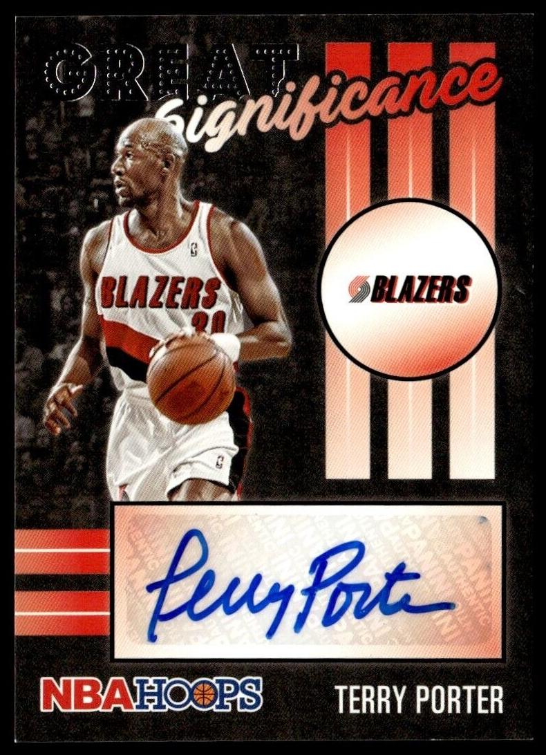 2020 Panini Hoops Basketball Terry Porter #GS-TPO SGC 9
