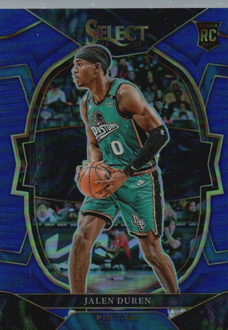 2022 Panini Select Basketball Blue Jalen Duren #98
