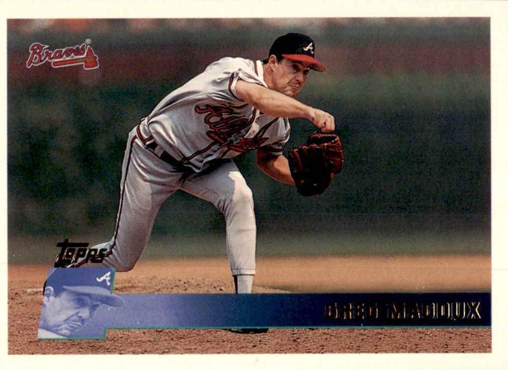 1996 Topps Baseball Greg Maddux #318 PSA 10