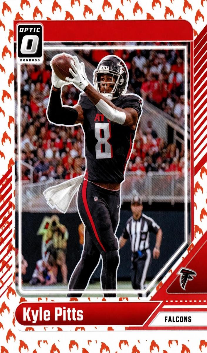 2024 Donruss Optic Football Fire Kyle Pitts #11
