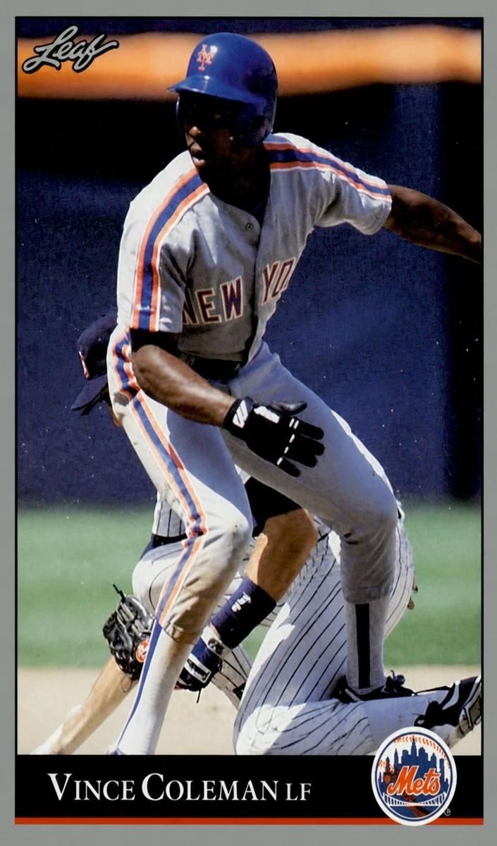1992 Leaf Baseball Vince Coleman #42