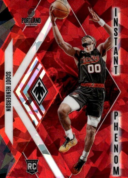 2023 Panini Phoenix Basketball Red Ice Scoot Henderson #10
