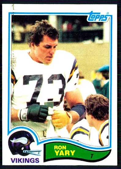 1982 Topps Football Ron Yary #402 PSA 10
