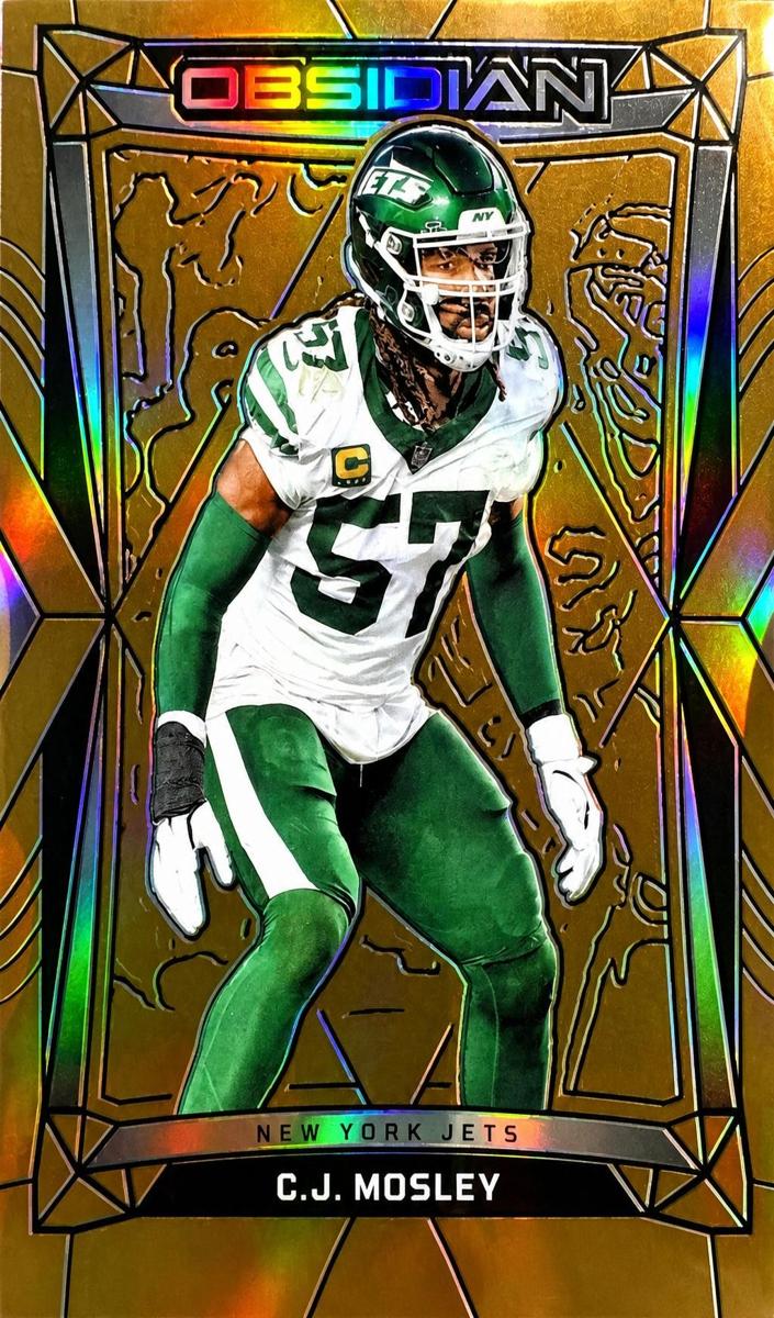 2024 Panini Obsidian Football Gold C.J. Mosley #154