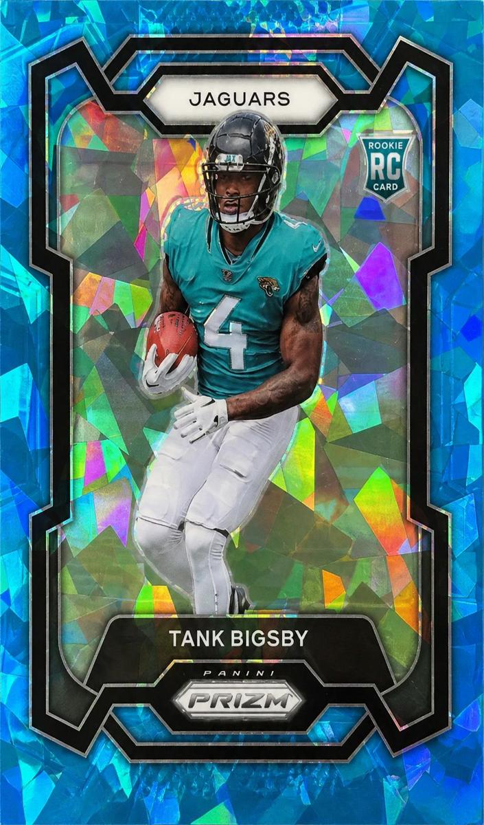 2023 Panini Prizm Football Blue Ice Tank Bigsby #348