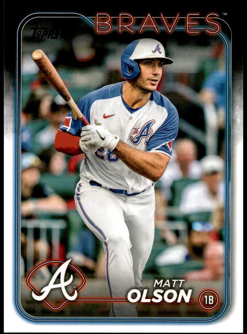 2024 Topps Baseball Matt Olson #350 PSA 9