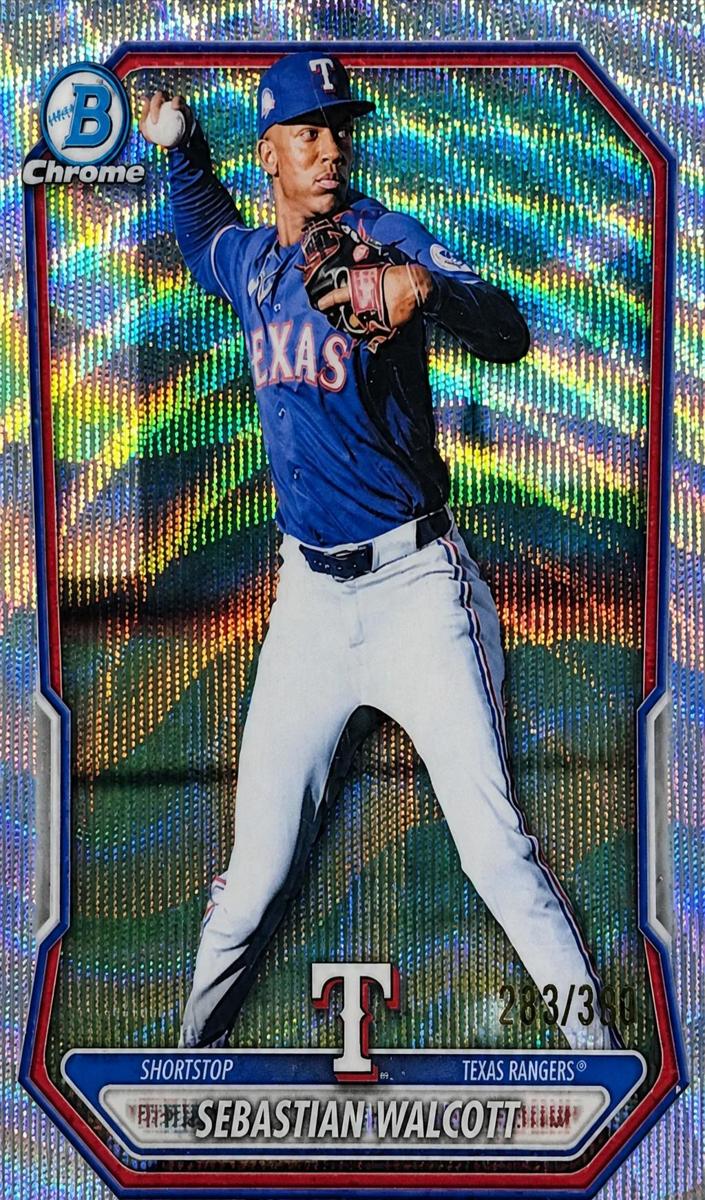 2026 Bowman Baseball Wave Refractor Sebastian Walcott #BCP-51
