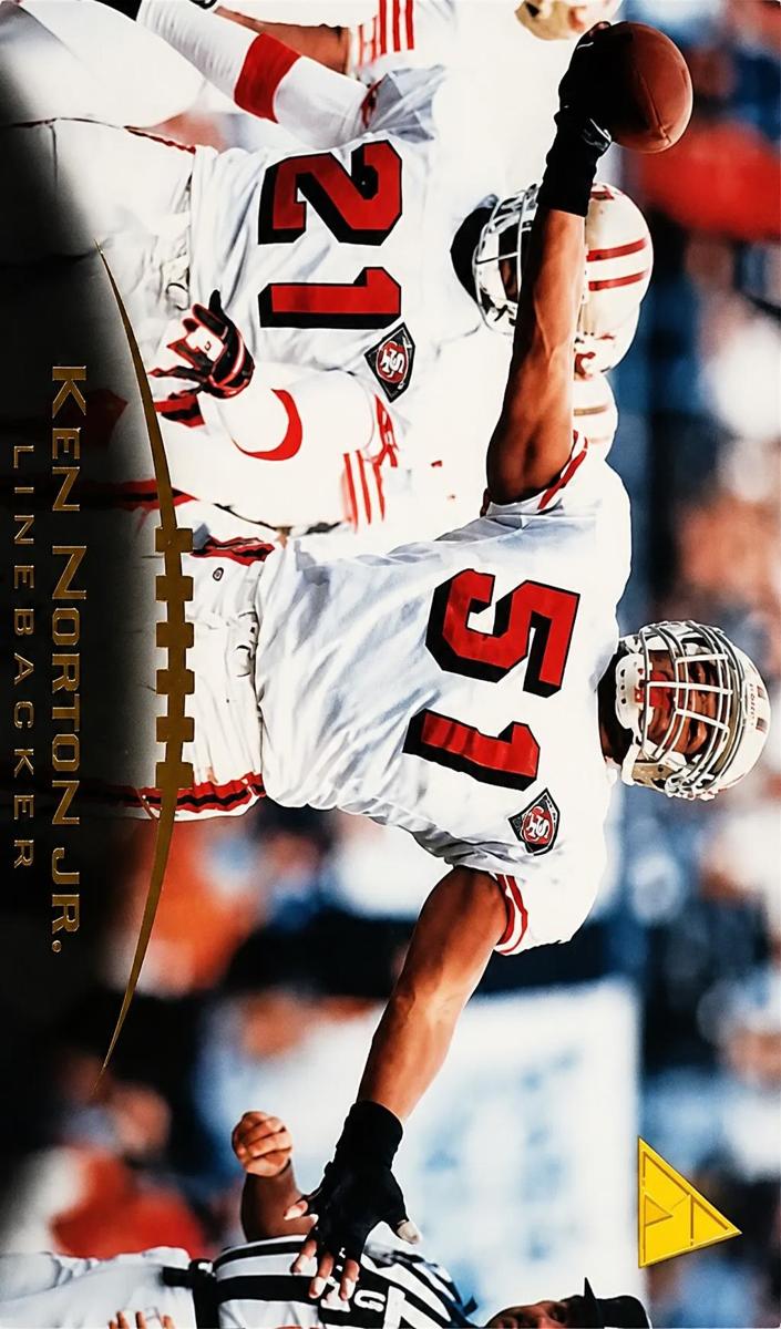 1995 Pinnacle Football Ken Norton Jr. #18