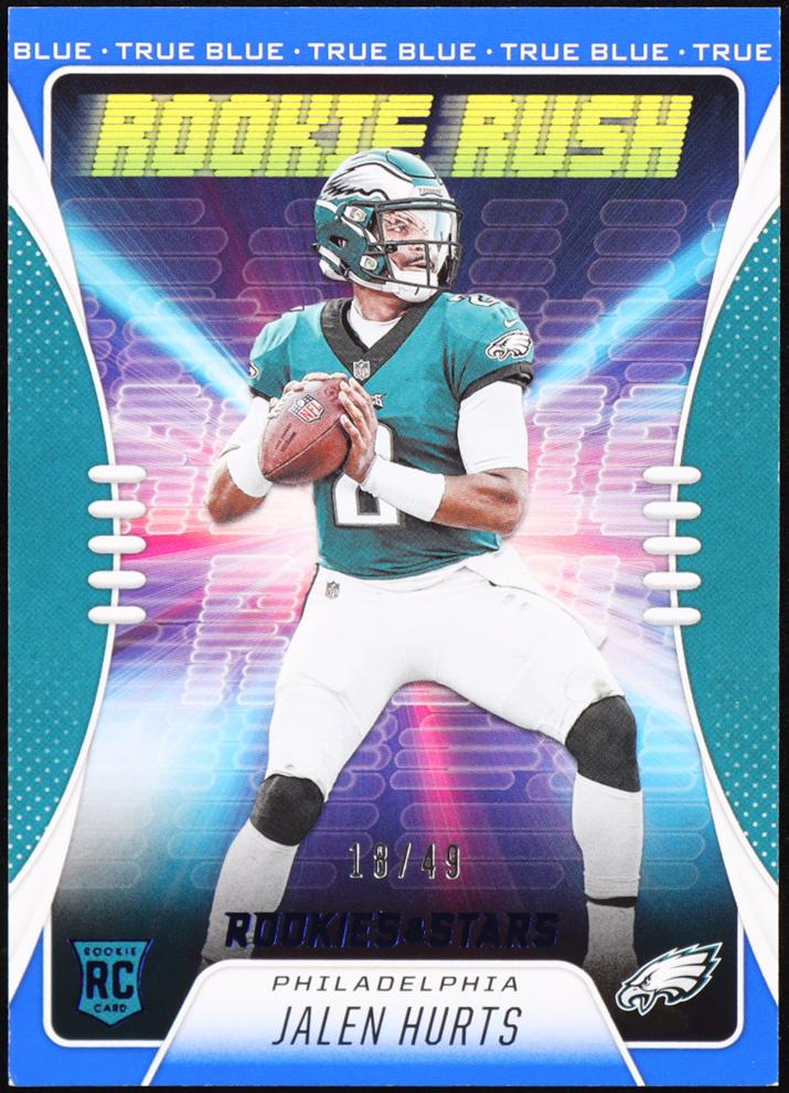 2020 Panini Rookies and Stars Football True Blue Jalen Hurts #RR-5