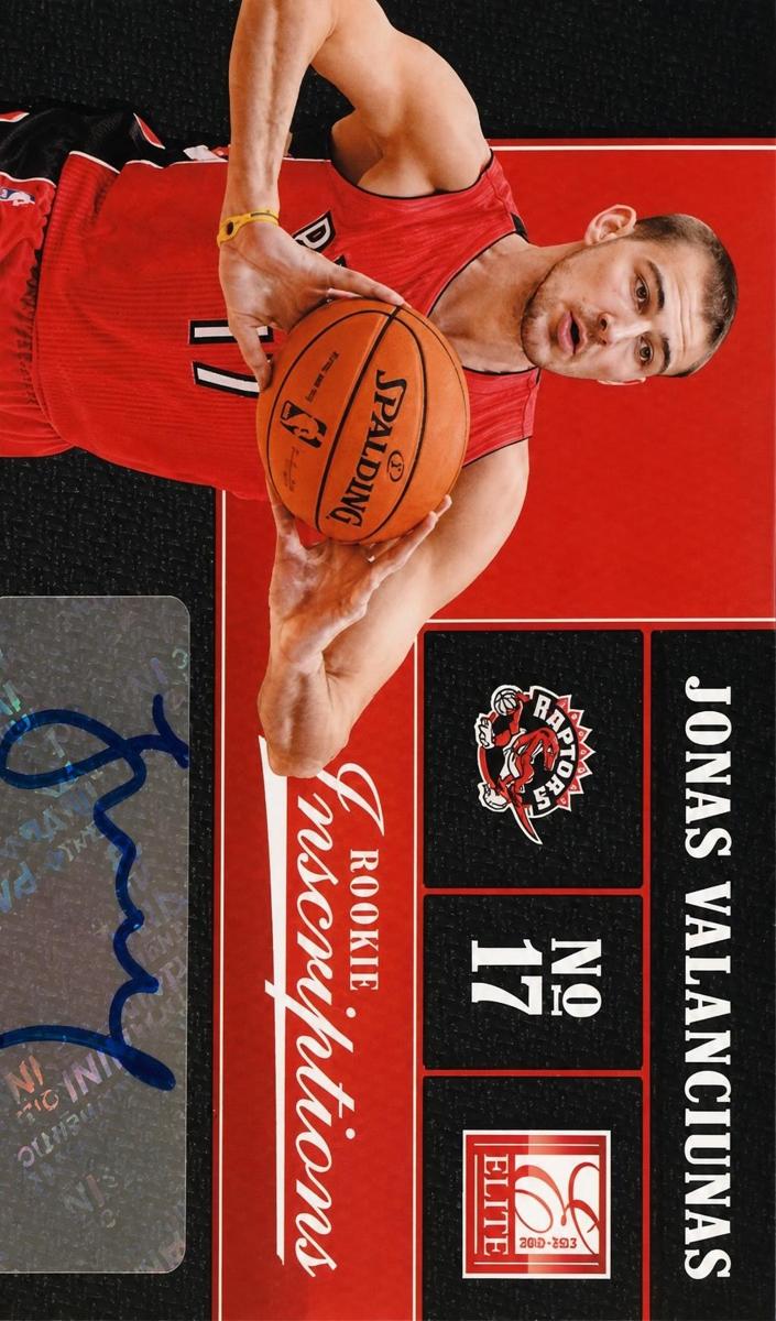 2012 Panini Elite Basketball Jonas Valanciunas #81