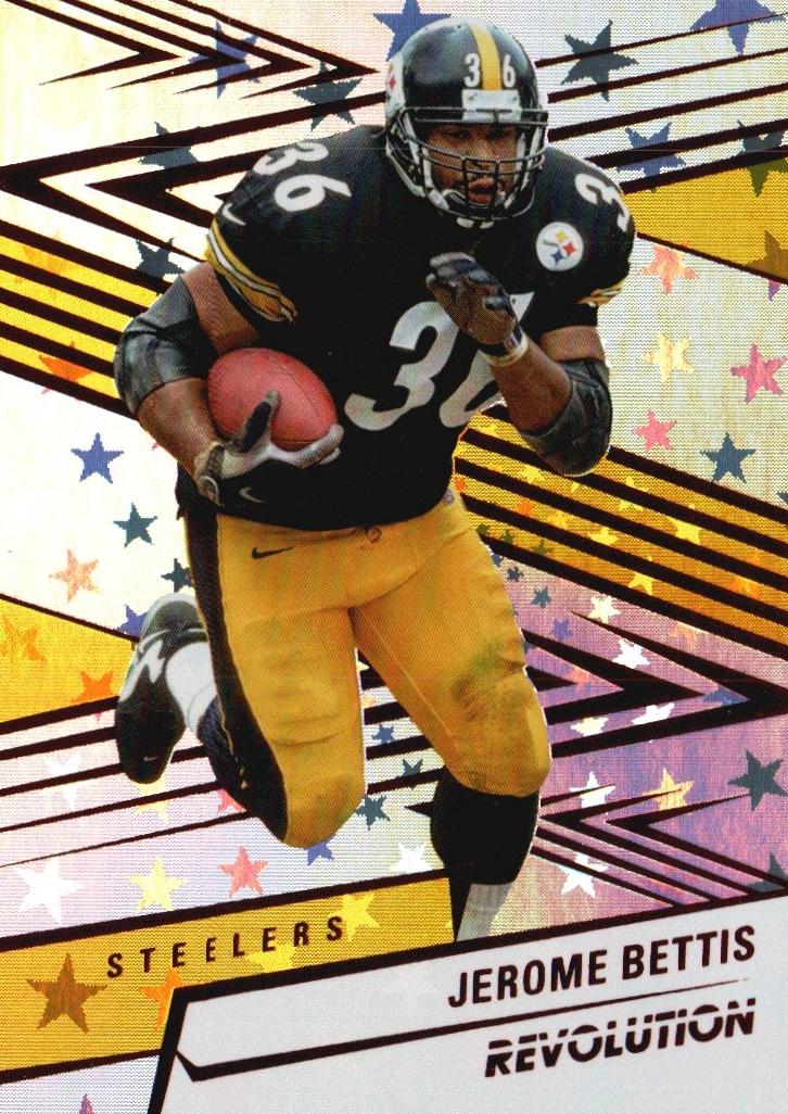 2025 Panini Revolution Football Red Astro Jerome Bettis #32