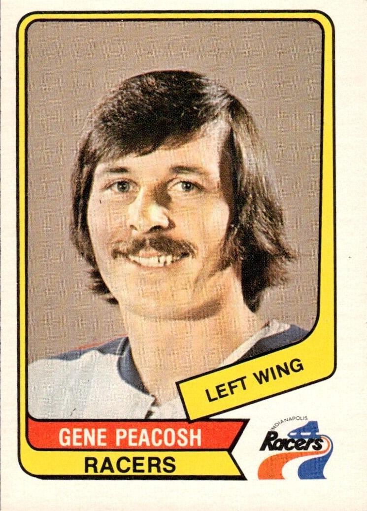 1976 O-Pee-Chee WHA Hockey Gene Peacosh #60 PSA 9