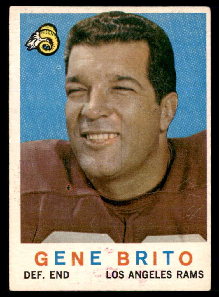 1959 Topps Football Gene Brito #2 PSA 6.5