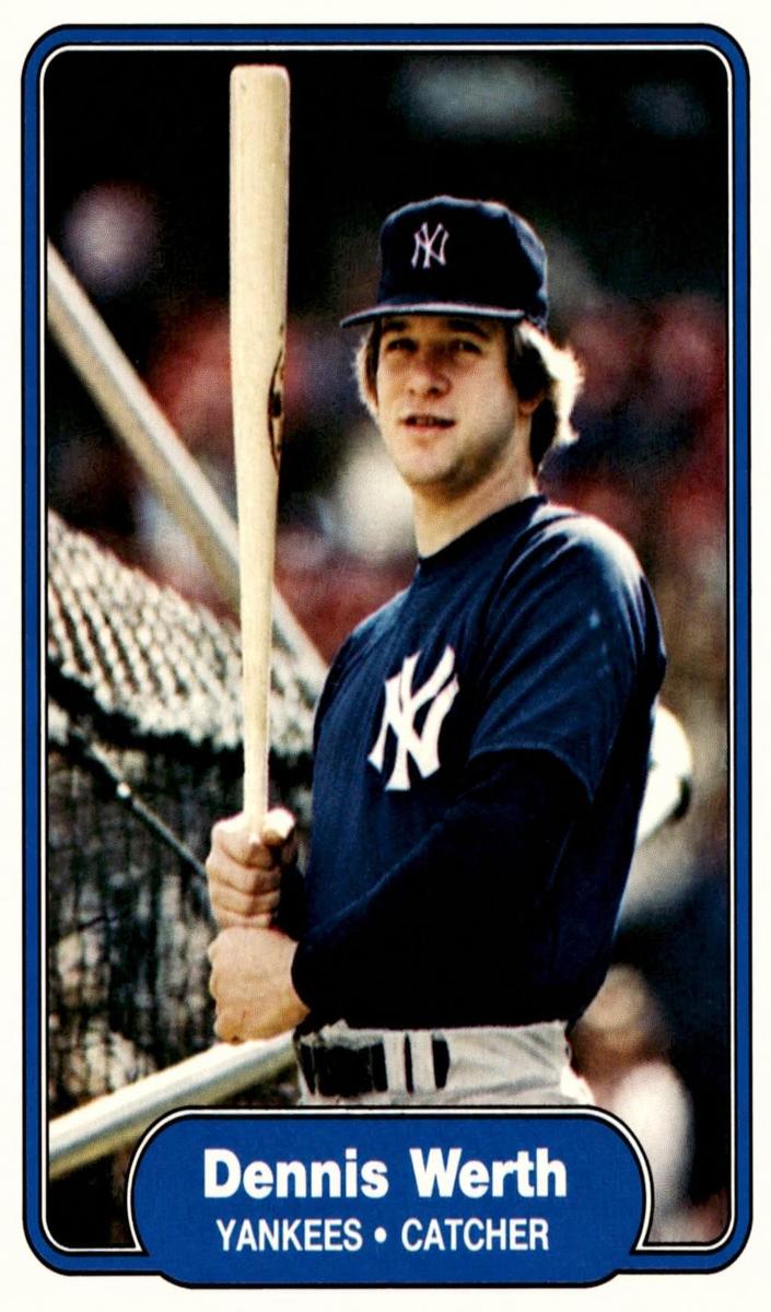 1982 Fleer Baseball Dennis Werth #55 SGC 10