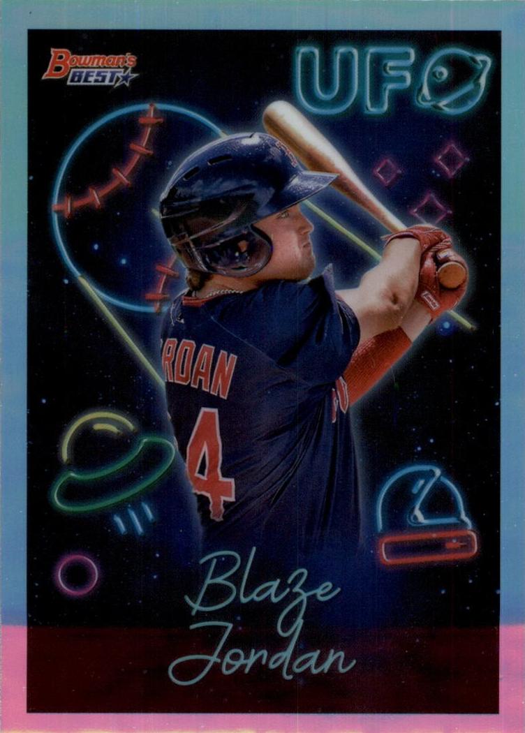 2022 Bowman's Best Baseball Blaze Jordan #UFO-9