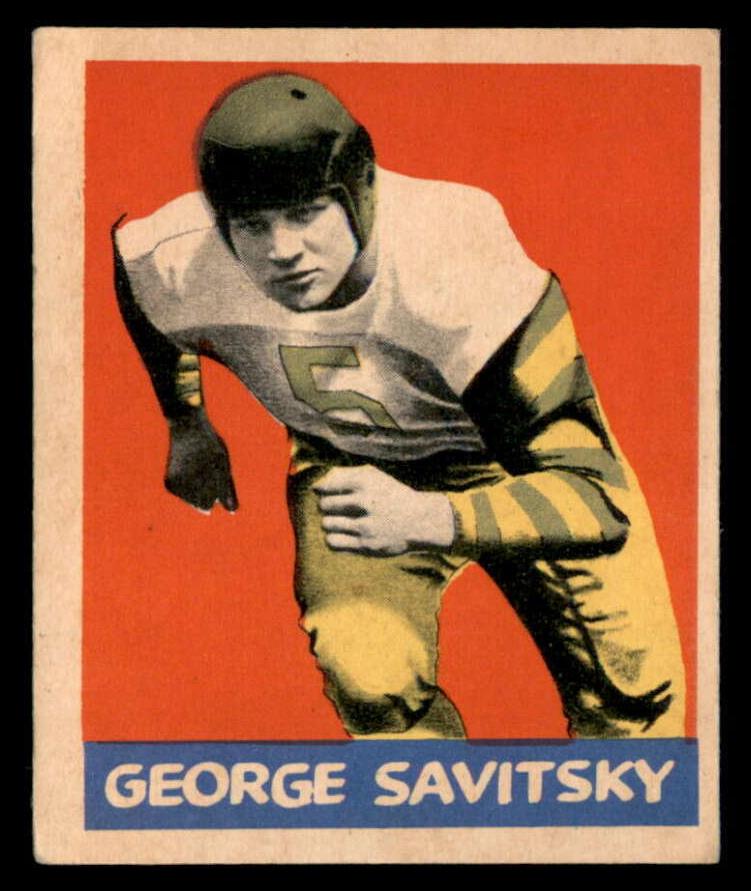 1949 Leaf Football George Savitsky #144 PSA 6