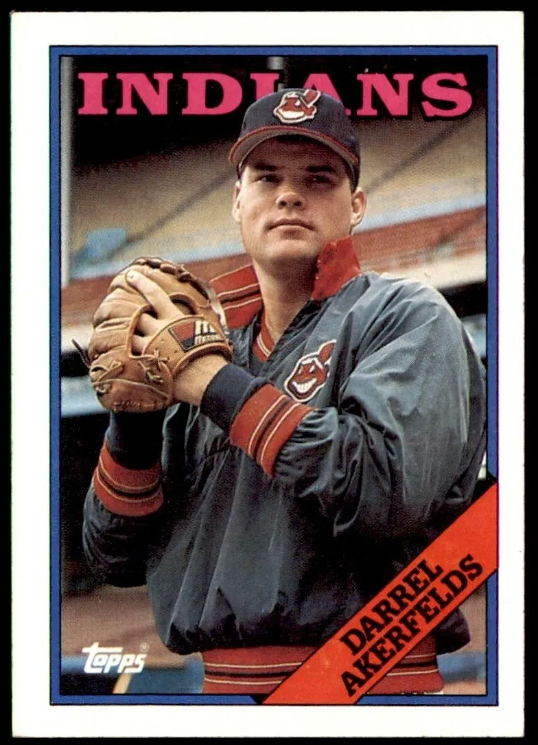1988 Topps Baseball Darrel Akerfelds #82 PSA 8.5