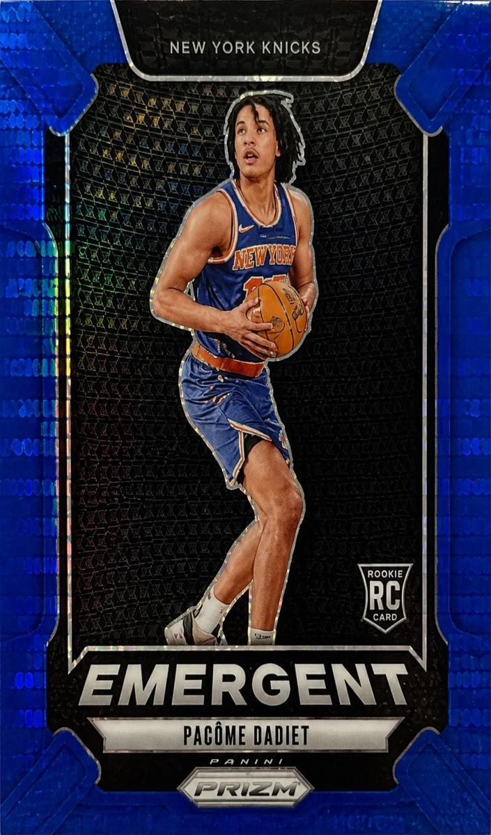 2024 Panini Prizm Basketball Blue Pulsar Pacome Dadiet #28