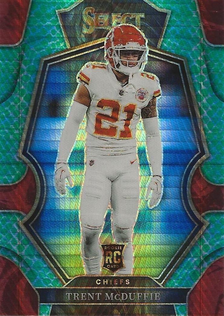 2022 Panini Select Football Dragon Scale Prizm Trent McDuffie #150