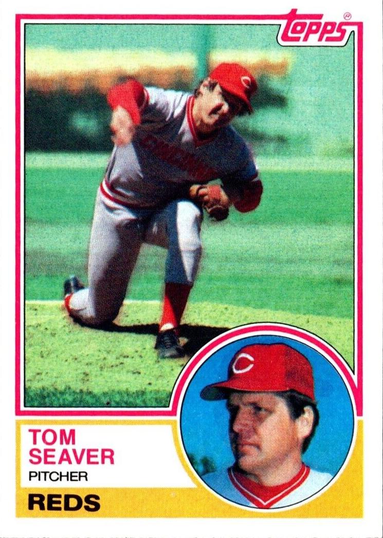 1983 Topps Baseball Tom Seaver #580