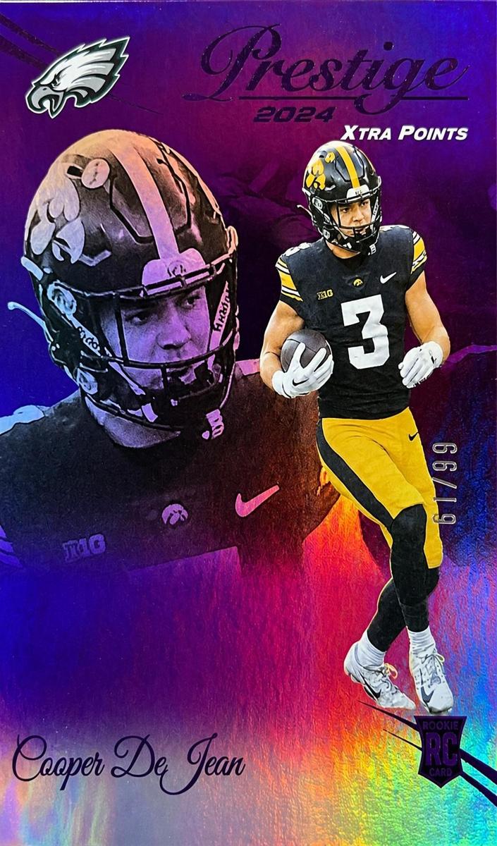 2024 Panini Prestige Football Purple Premium Xtra Points Cooper DeJean #317