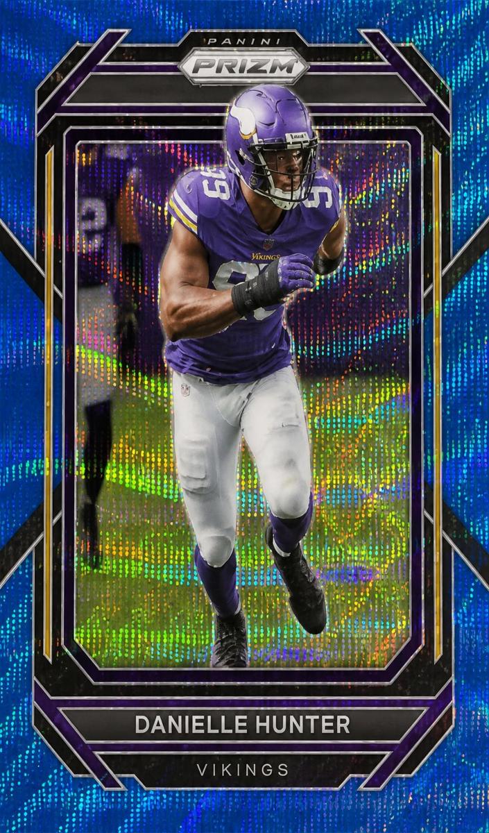 2022 Panini Prizm Football Blue Wave Danielle Hunter #194