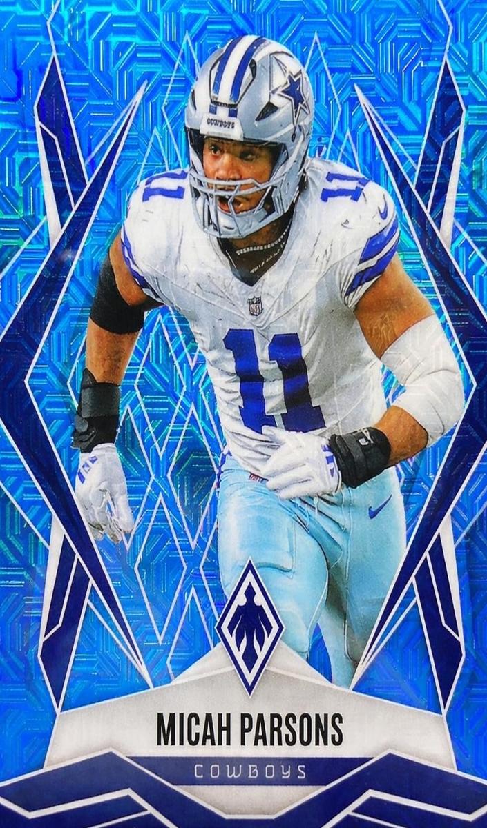 2025 Panini Phoenix Football Light Blue Mojo Micah Parsons #84