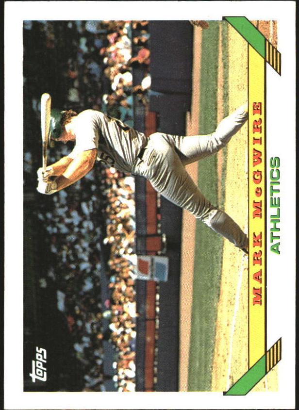 1993 Topps Baseball Mark McGwire #100 PSA 9