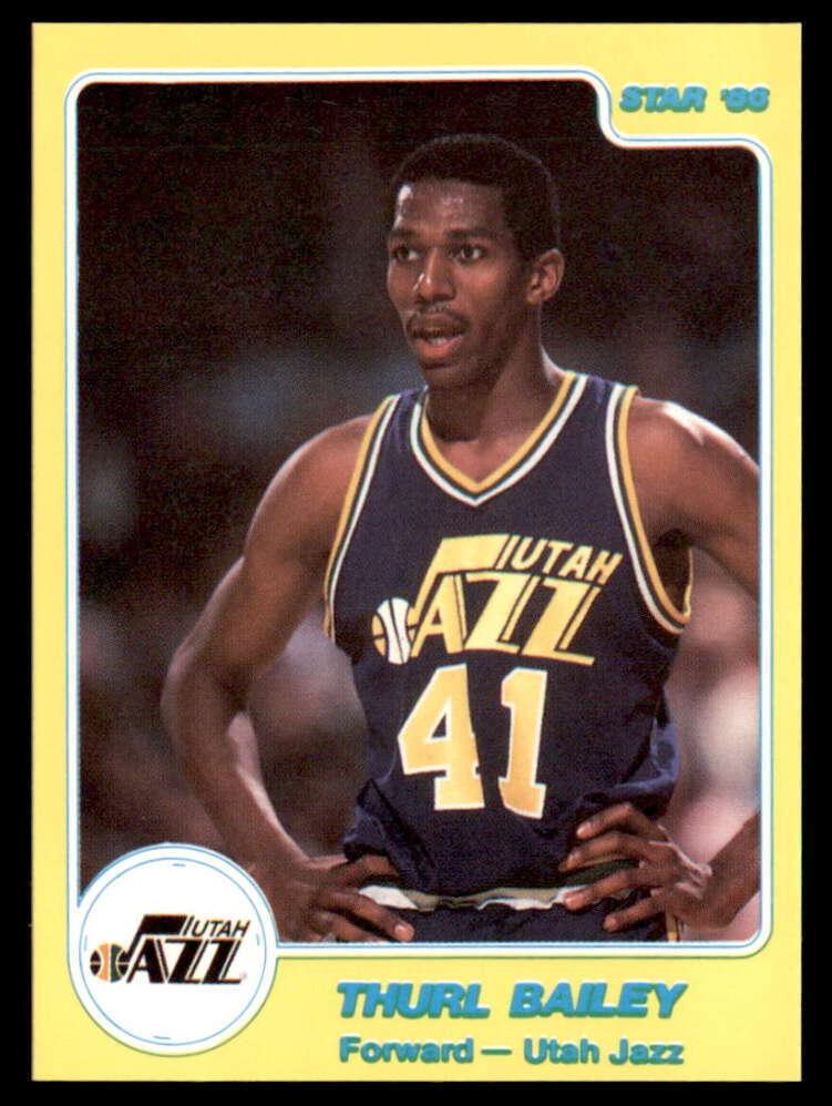1985 Star Basketball Thurl Bailey #140 BGS 9