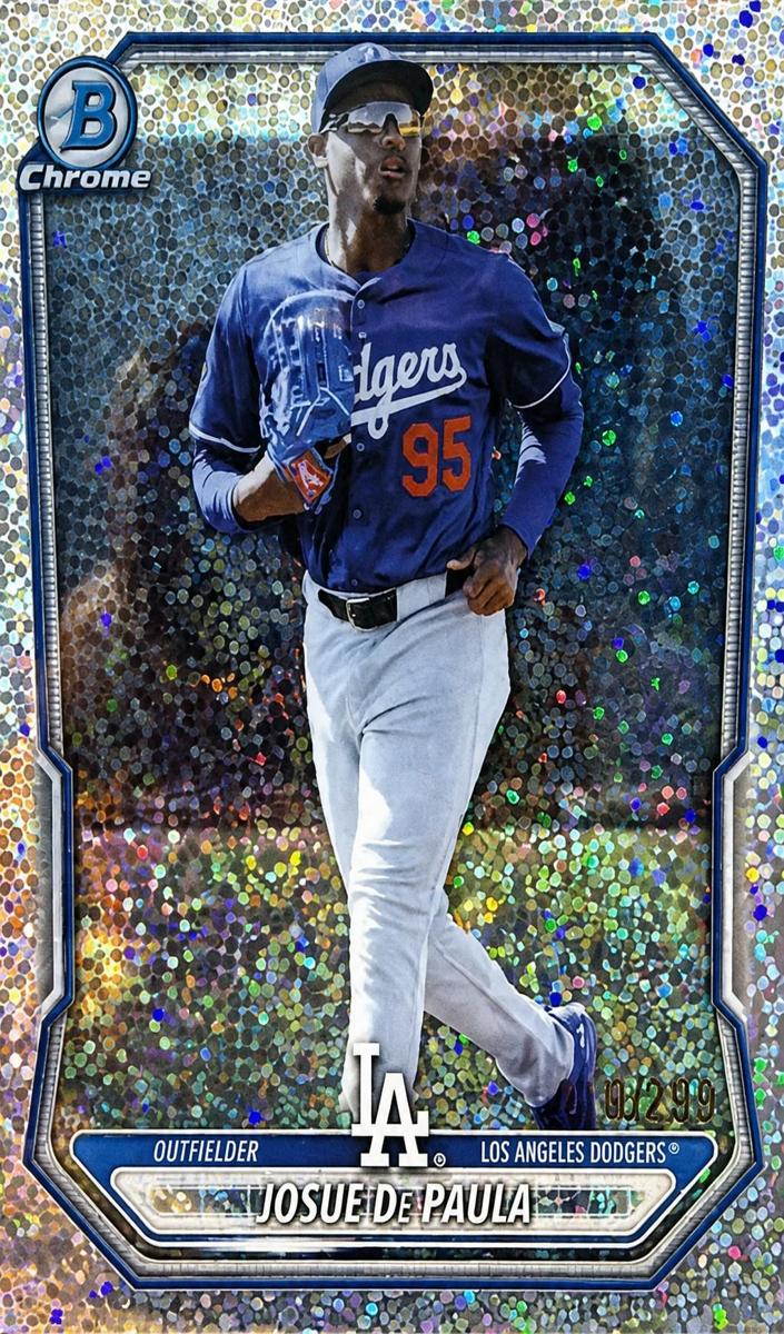 2026 Bowman Baseball Speckle Refractor Josue De Paula #BCP-83
