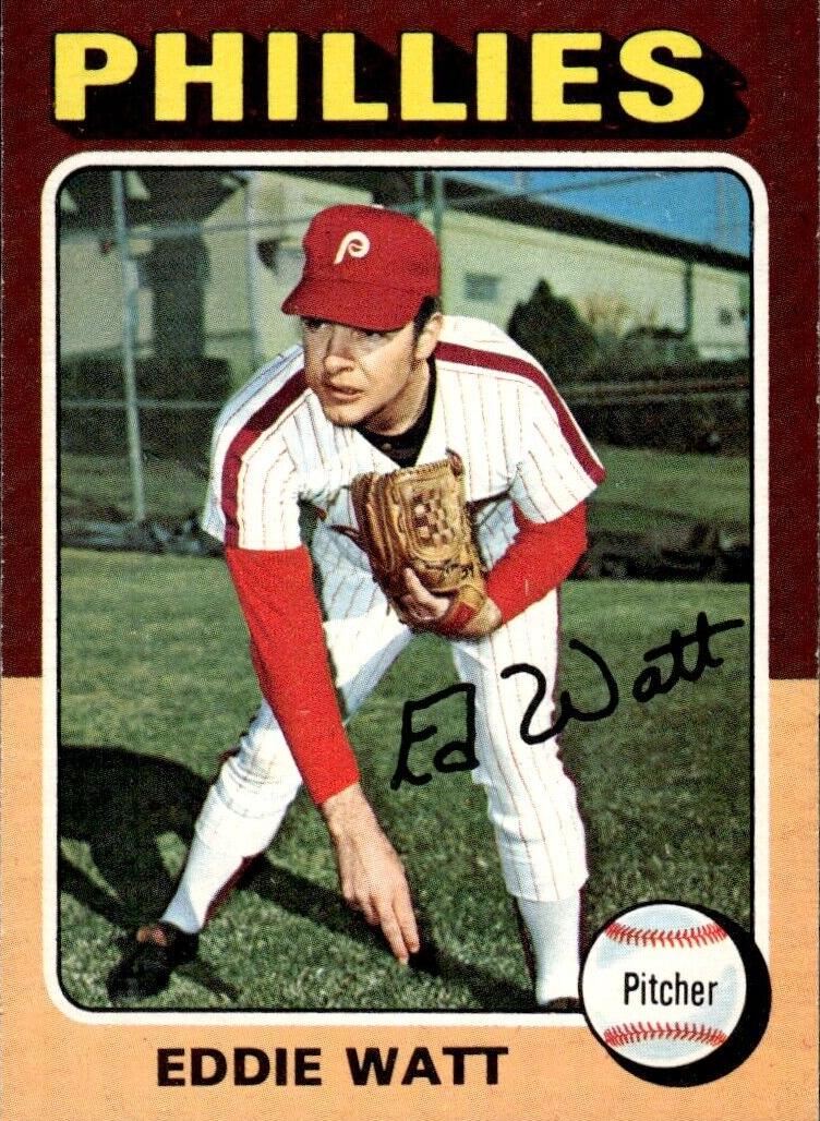 1975 O-Pee-Chee Baseball Eddie Watt #374