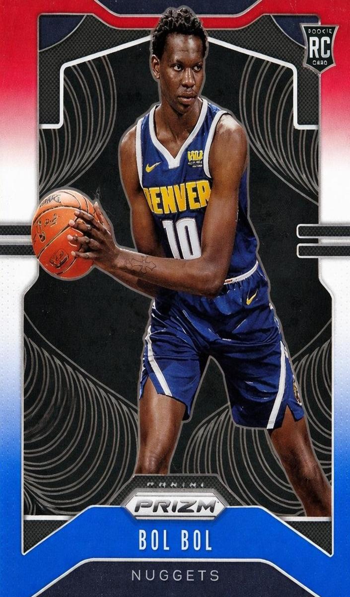 2019 Panini Prizm Basketball Red White Blue Bol Bol #282 PSA 9