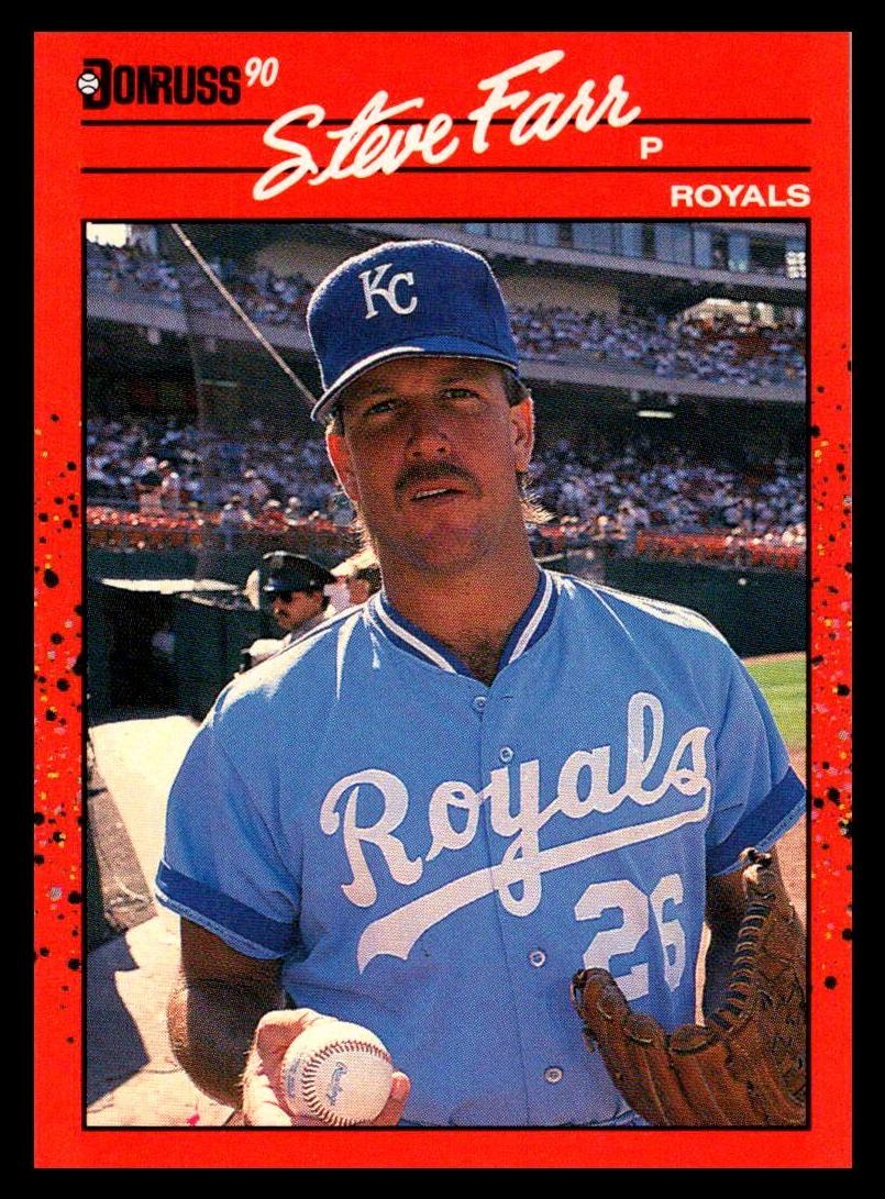 1990 Donruss Baseball Steve Farr #356