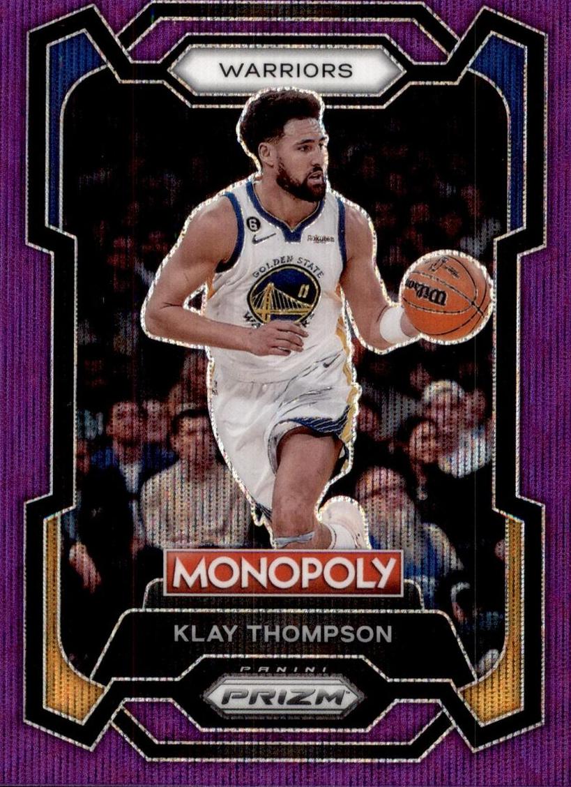 2023 Panini Prizm Monopoly Basketball Purple Klay Thompson #29 CGC 10