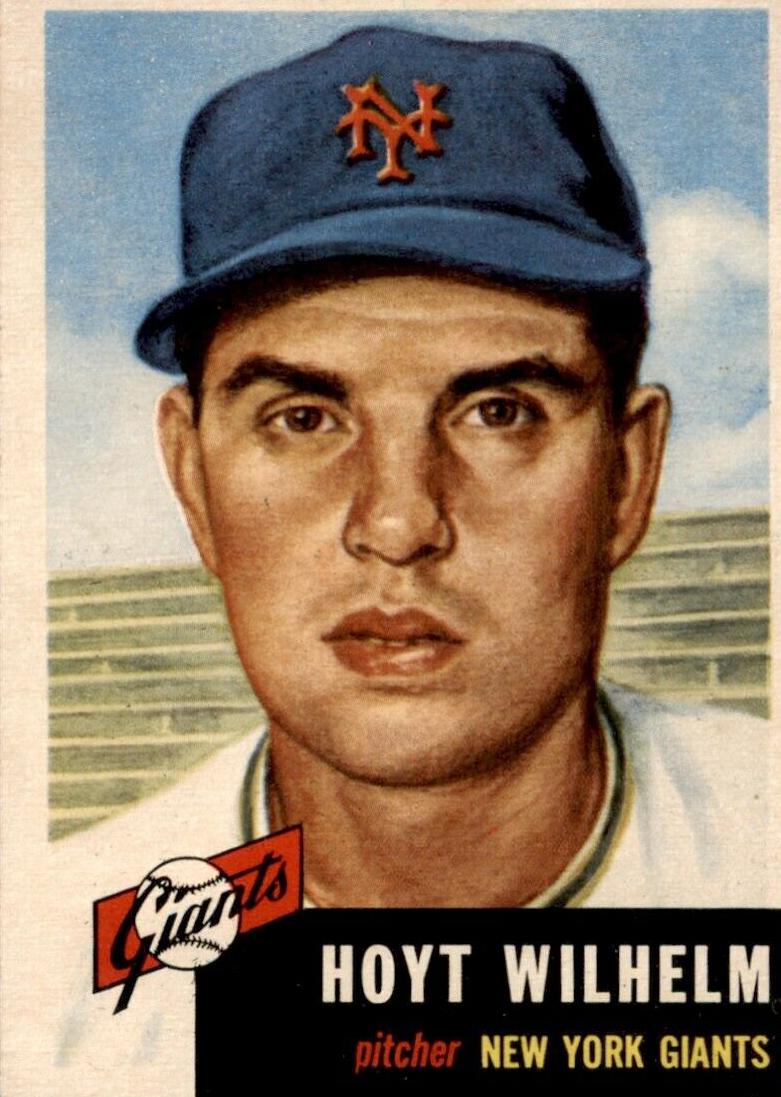 1953 Topps Baseball Hoyt Wilhelm #151 PSA 5.5