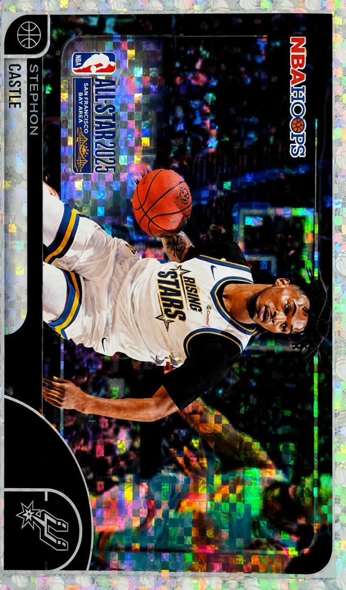 2025 Topps NBA Hoops Basketball Light Burst Stephon Castle #294