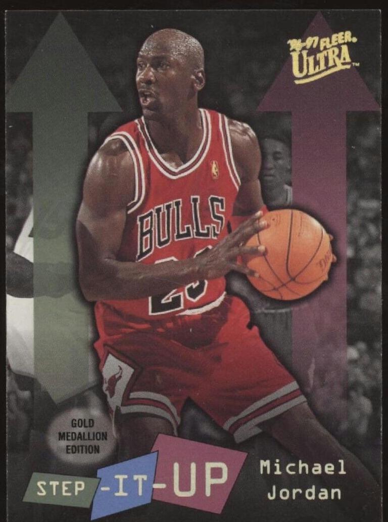 1996 Fleer Ultra Basketball Gold Medallion Michael Jordan #G-280 PSA 9